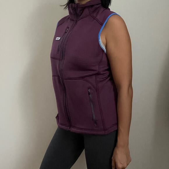 Fayettechill Outerwear LO Fleece Polartec Vest in Plum Size S - Picture 13 of 16